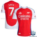 Arsn@l Home Men Replica Football Shirt 2024/25 SAKA 7 Printed - Over view