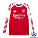 Arsn@l Home Men Replica Football Shirt 2025/26 Long Sleeve - Front view