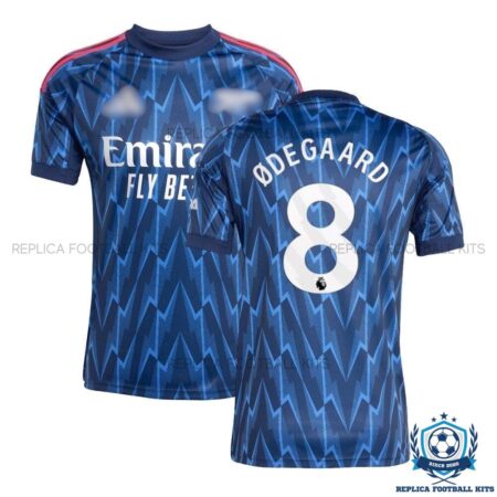 Arsn@l ØDEGAARD 8 Away Men Replica Football Shirt 2025/26 - Over view