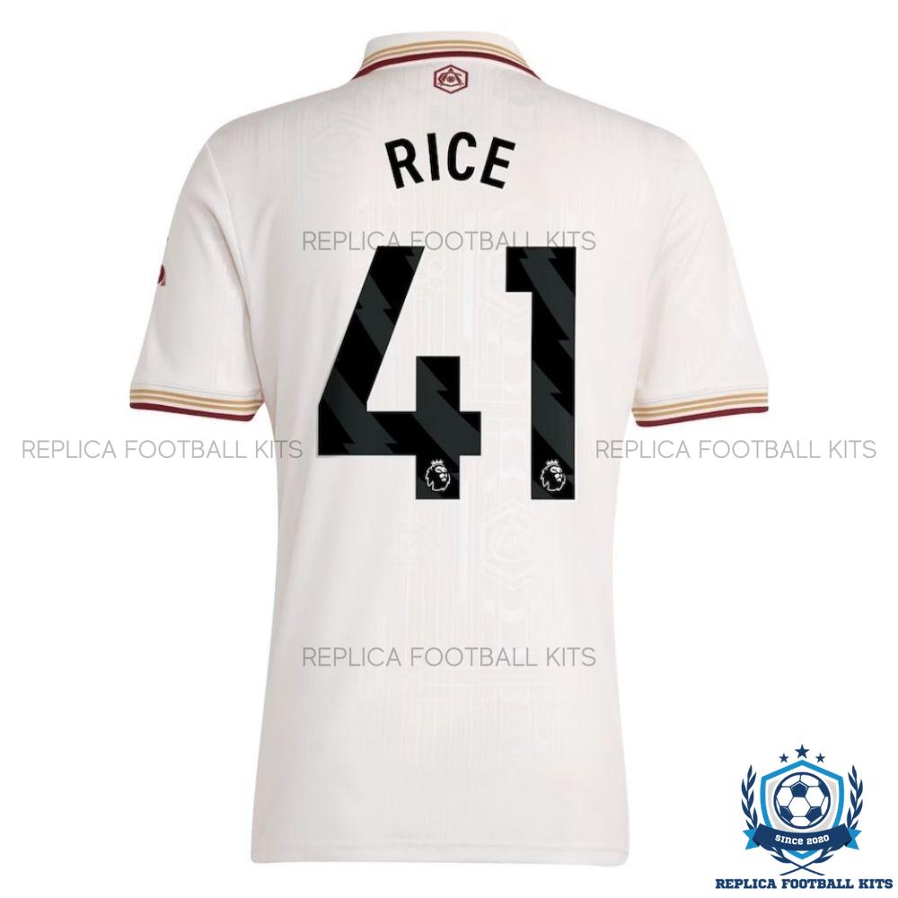 Arsn@l RICE 41 Third Men Replica Football Shirt 2025/26 - Back view