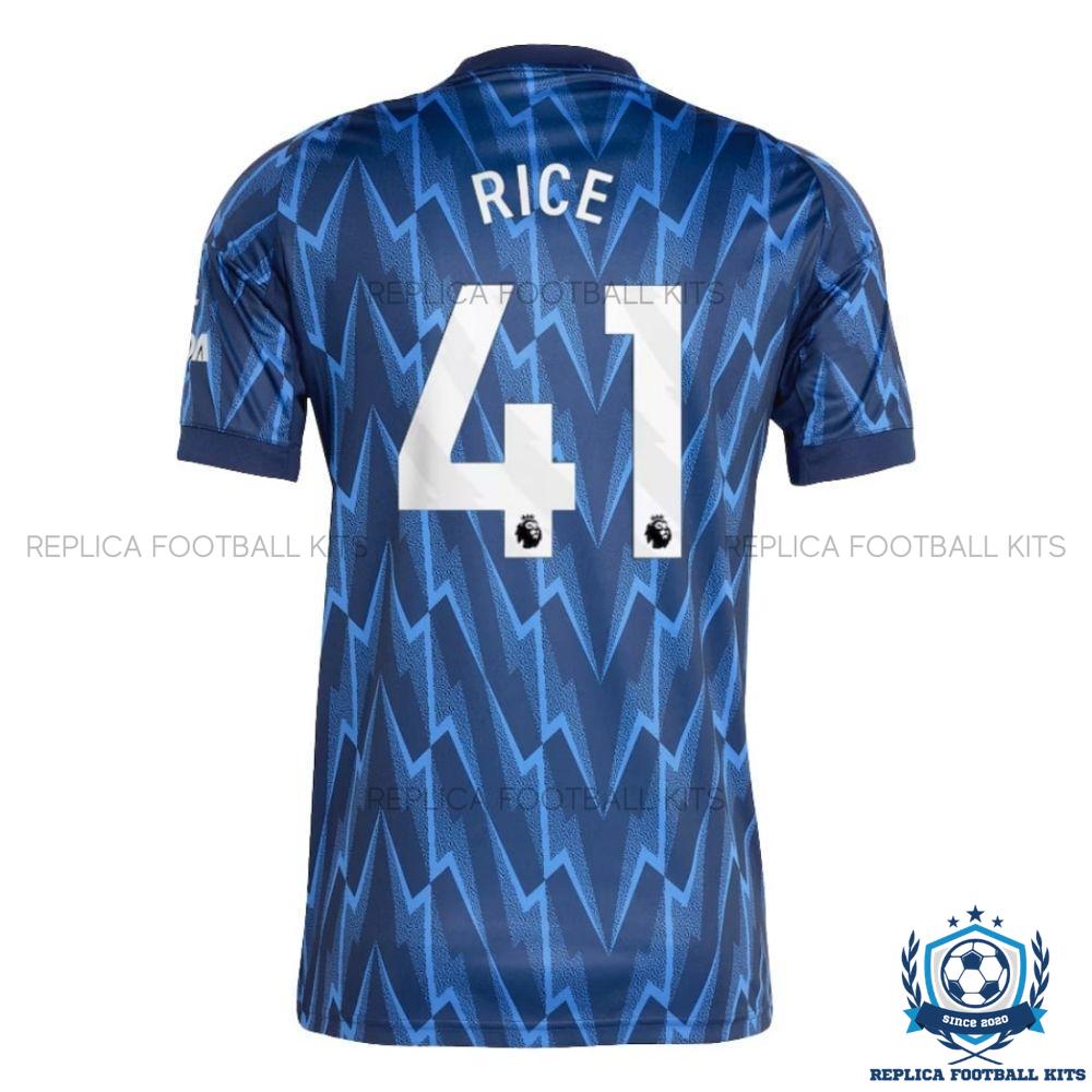 Arsn@l RICE 41 Away Men Replica Football Shirt 2025/26 - Back view