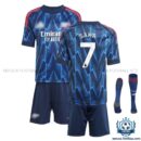 Arsn@l SAKA 7 Away Kid Replica Football Kit 2025/26 - Over view