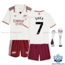Arsn@l SAKA 7 Third Kid Replica Football Kit 2025/26 - Over view