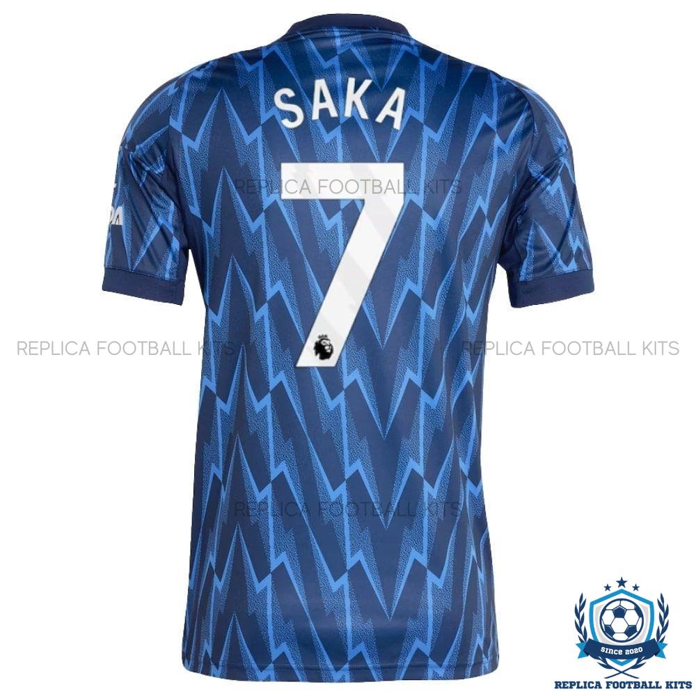 Arsn@l SAKA 7 Away Men Replica Football Shirt 2025/26 - Back view