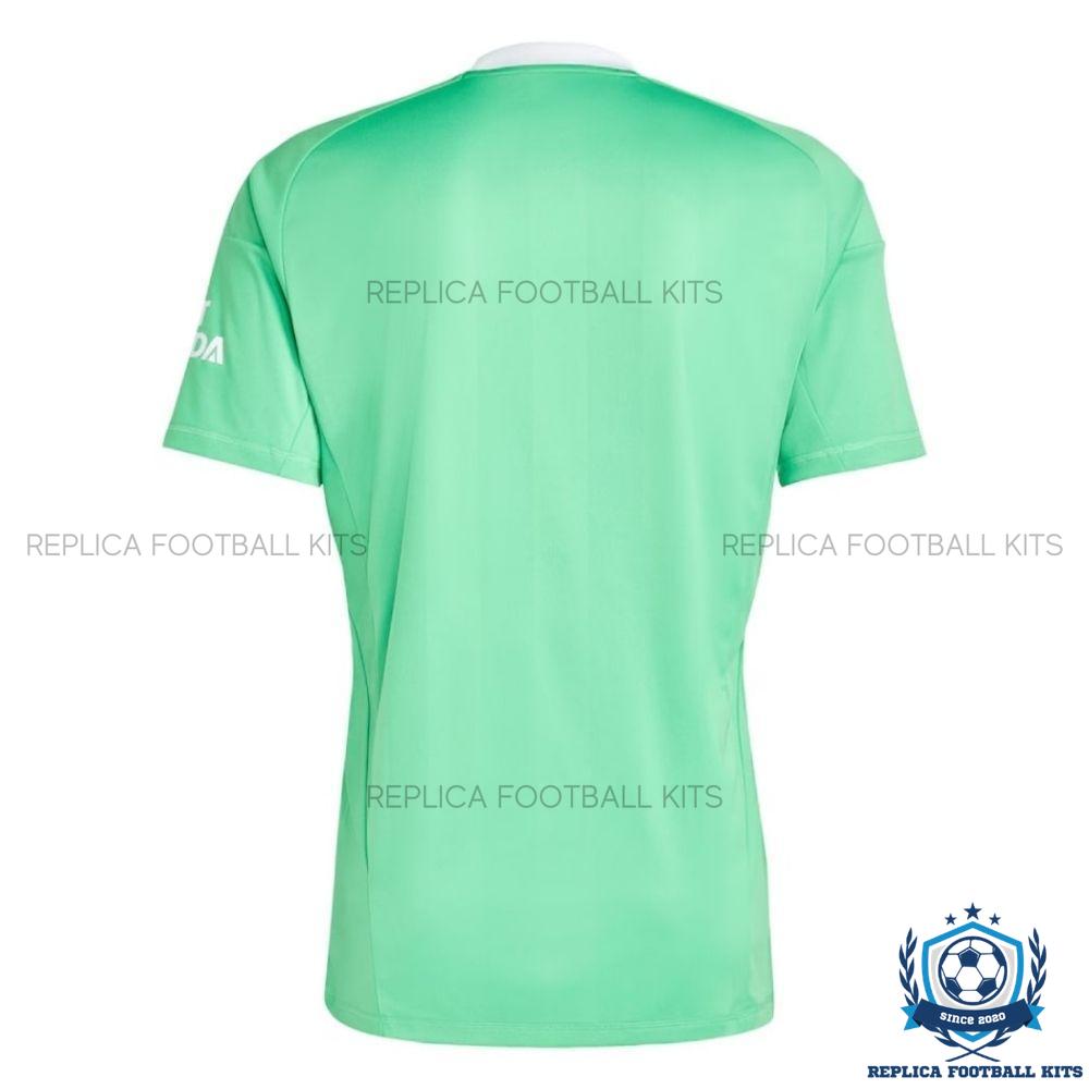 Arsn@l Green Goalkeeper Men Replica Football Shirt 2025/26 - Back view