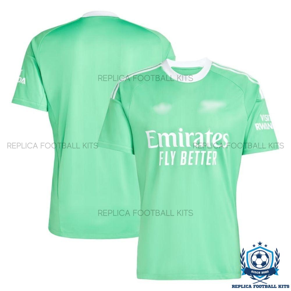 Arsn@l Green Goalkeeper Men Replica Football Shirt 2025/26 - Over view
