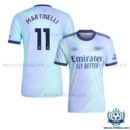 Arsn@l Third Men Replica Football Shirt 2024/25 MARTINELLI 11 Printed - Over view