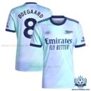 Arsn@l Third Men Replica Football Shirt 2024/25 ØDEGAARD 8 Printed - Over view