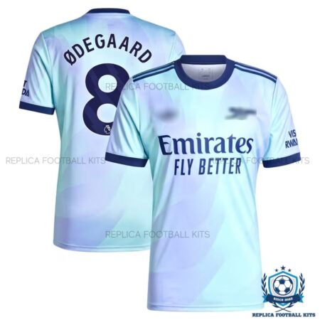 Arsn@l Third Men Replica Football Shirt 2024/25 ØDEGAARD 8 Printed - Over view