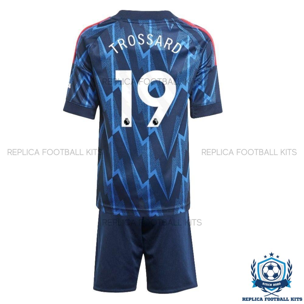 Arsn@l TROSSARD 19 Away Kid Replica Football Kit 2025/26 _ Back view