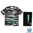 Portugal Pre Match Training Kid Replica Kit 2025/26 - Front view