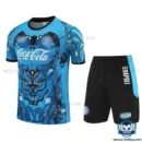 SSC Napoli Blue Training Kid Replica Football Kit 25/26 - front view