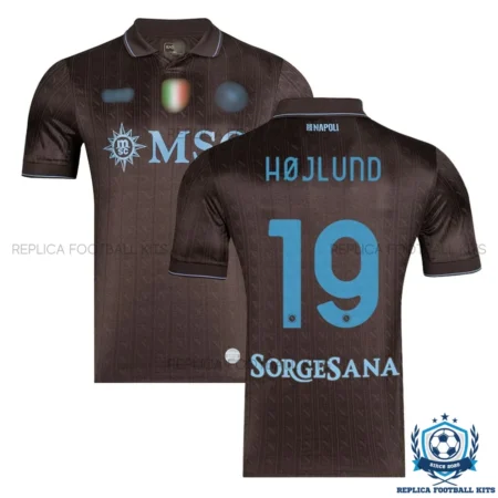 SSC Napoli Højlund 19 Third Men Replica Shirt 25/26 - overview