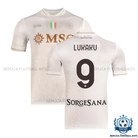 SSC Napoli Lukaku 9 Away Men Replica Shirt 25/26 - overview