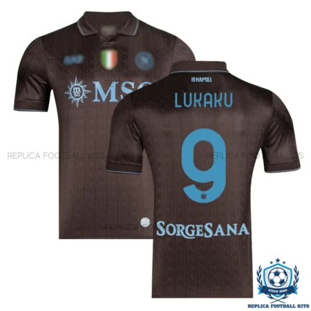 SSC Napoli Lukaku 9 Third Men Replica Shirt 25/26 - overview