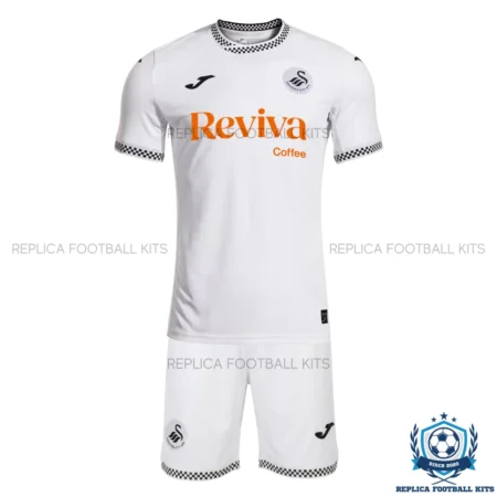 Swansea City Home Kids Replica Football Kit 25/26 - front view