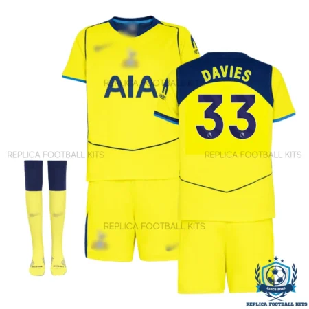 Tottenham Hotspur Davies 33 Third Kids Replica Kit 25/26 - overview