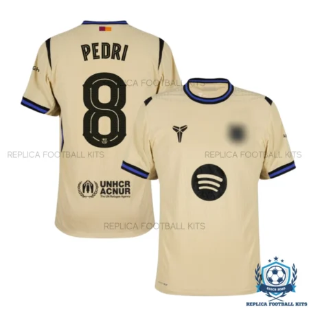 Barcelona Pedri 8 Away Men Replica Shirt 25/26 - overview