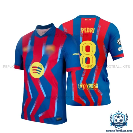 Barcelona Pedri 8 Fourth Men Replica Shirt 25/26 - overview