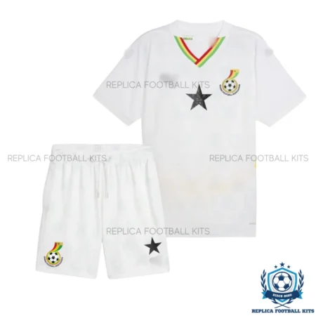 Ghana Home Kids Replica Football Kit 25/26 - front view
