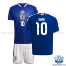 Japan World Cup 2026 DOAN 10 Home Kids Replica Football Kit - overview