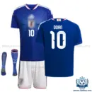Japan World Cup 2026 DOAN 10 Home Kids Replica Football Kit - overview with socks