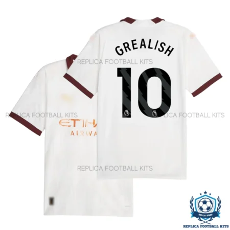 Manchester City Away Men Replica Football Shirt 23_24 GREALISH 10 Printed