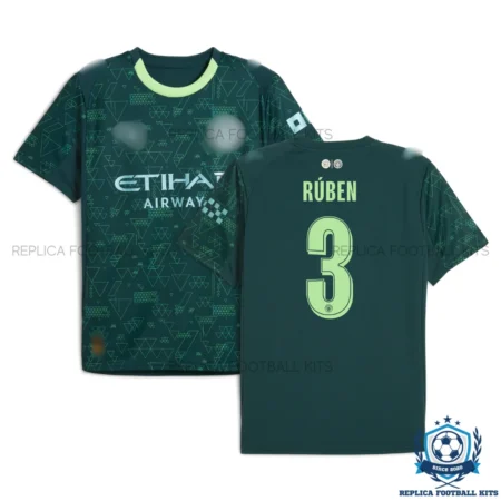 Man City Rúben 3 Fourth Men Replica Shirt 25/26 - overview