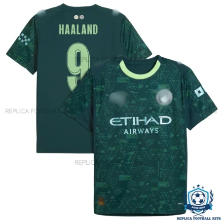Man City Haaland 9 Fourth Men Replica Shirt 25/26 - overview