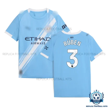 Man City Rúben 3 Home Men Replica Shirt 25/26 - overview