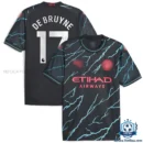 Manchester City Third Men Replica Football Shirt 23/24 DE BRUYNE 17 Printed - overview