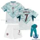 Portugal Ronaldo 7 Away Kids Football Kit 2026 - overview