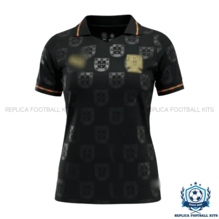 Portugal ‘Black Panther’ Women Replica Football Shirt 2026 - front view