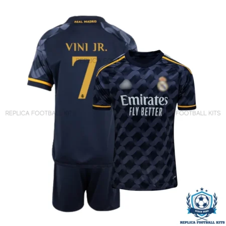 Real Madrid Away Kids Replica Football Kit 2023/24 VINI JR. 7 Printed - overview