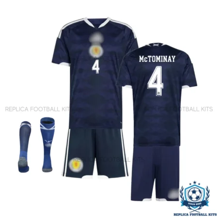 Scotland World Cup McTominay 4 Home Kids Replica Kit 2026 - overvieư