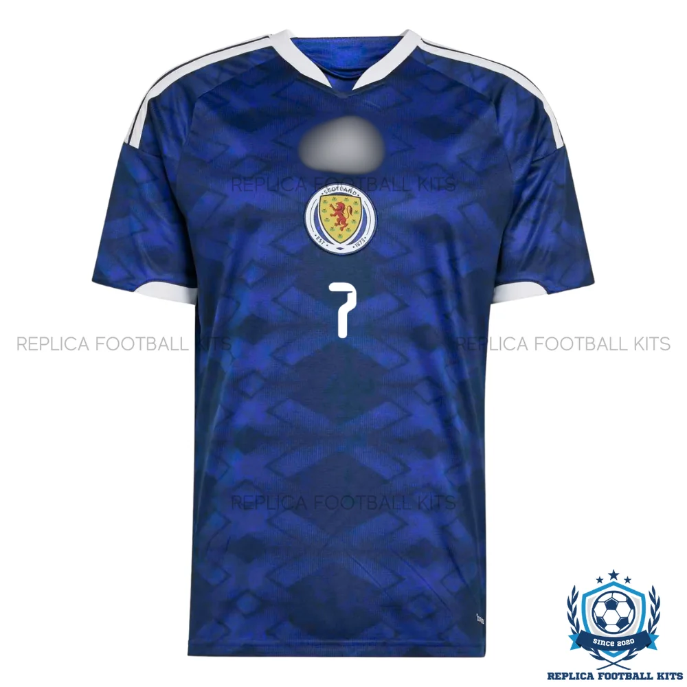 Scotland World Cup MCGinn 7 Home Men Replica Shirt 2026 - front view