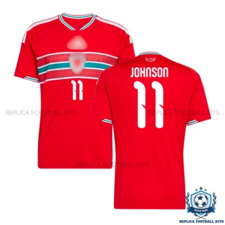 Wales World Cup Johnson 11 Home Men Replica Shirt 2026 - overview