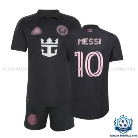 Inter Miami Messi 10 Away Kids Replica Football Kit 26/27 - overview white logo