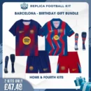 Barcelona 25/26 Full Kit Gift Set - Home & Fourth