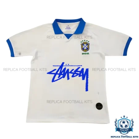 Brazil x Stussy Concept Men Replica Football Shirt 2019 - front view
