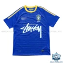 Brazil x Stussy Concept Men Replica Football Shirt 2022 - front view