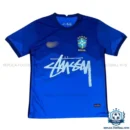 Brazil x Stussy Special Edition Men Replica Football Shirt 2022 - front view