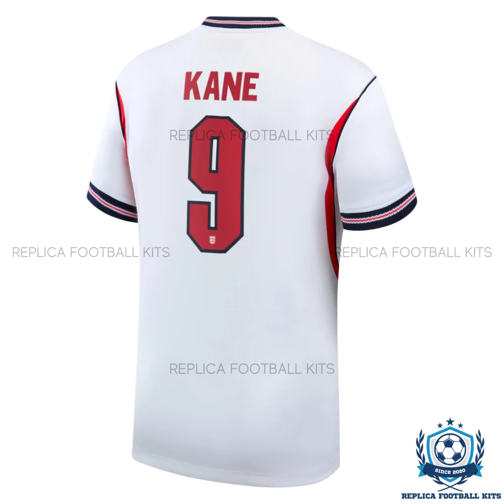 England World Cup 2026 KANE 9 Home Men Replica Football Shirt - back view