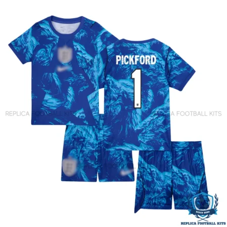 England World Cup 2026 PICKFORD 1 Goalkeeper Kid Replica Football Kit