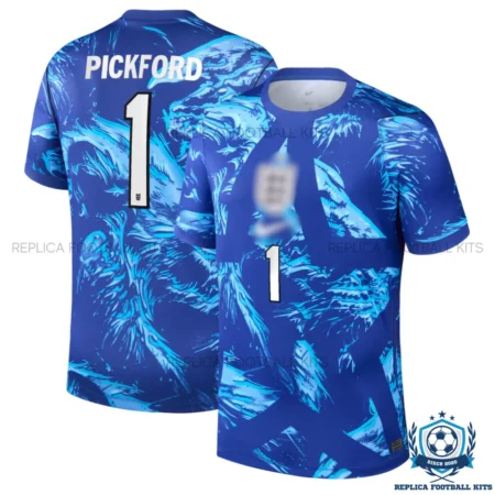 England World Cup 2026 PICKFORD 1 Goalkeeper Men Replica Football Shirt - overview