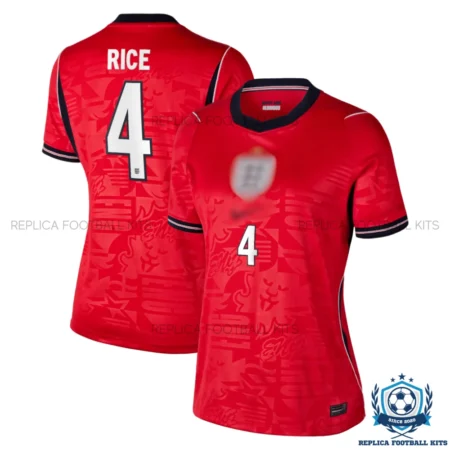 England World Cup 2026 RICE 4 Away Women Replica Football Shirt - overview