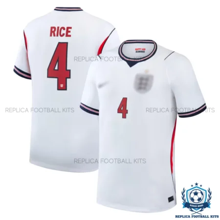 England World Cup 2026 RICE 4 Home Men Replica Football Shirt - overview