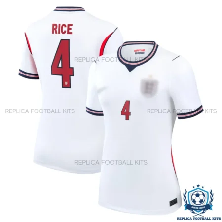 England World Cup 2026 RICE 4 Home Women Replica Football Shirt - overview
