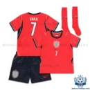 England World Cup 2026 SAKA 7 Away Kid Replica Football Kit - overview