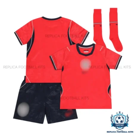 England Away Kids Replica Football Kit 2026 - Front view